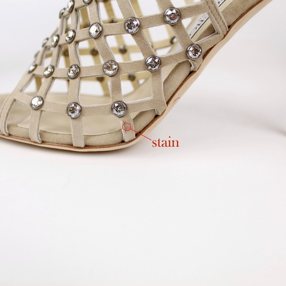 NEW JIMMY CHOO Crystal Strappy Sandals - Picture 11 of 12